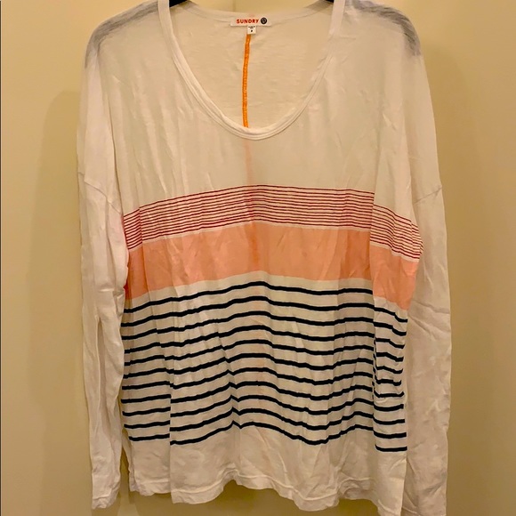 Designer 100% Pima Cotton Tee Shirt by Sundry - Picture 1 of 5